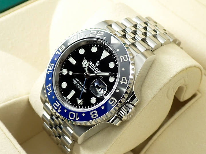 ロレックス GMTマスターII Ref.126710BLNR ステンレススチール ブラック文字盤 ジュビリーブレスレット 極美品 Y0K70751