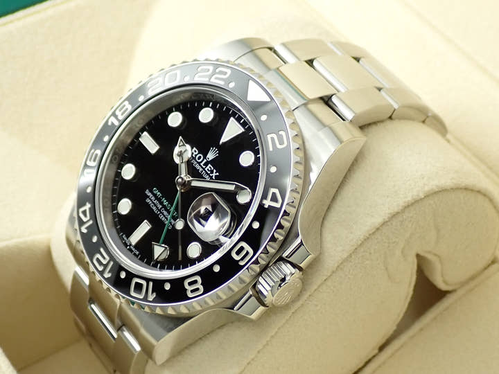 Rolex GMT-Master II Ref. 116710LN Stainless Steel Black Dial Oyster Bracelet