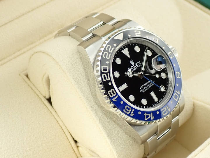 ロレックス GMTマスターII Ref.126710BLNR ステンレススチール ブラック文字盤 オイスターブレスレット