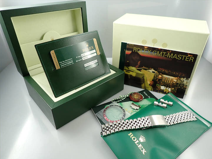 ロレックス GMTマスターII Ref.16710 ステンレススチール ブラック文字盤 オイスターブレスレット