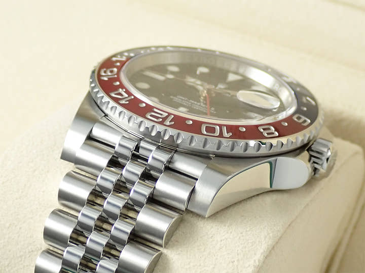 ロレックス GMTマスターII Ref.126710BLRO ステンレススチール ブラック文字盤 ジュビリーブレスレット 美品 6674HFVJ