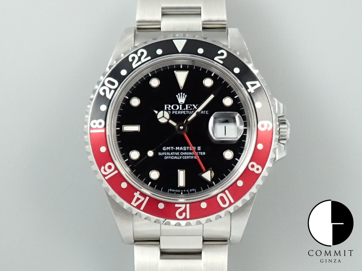 Rolex GMT-Master II Ref. 16710 Stainless Steel Black Dial Oyster Bracelet