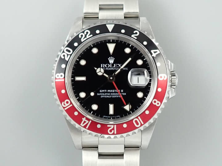 Rolex GMT-Master II Ref. 16710 Stainless Steel Black Dial Oyster Bracelet