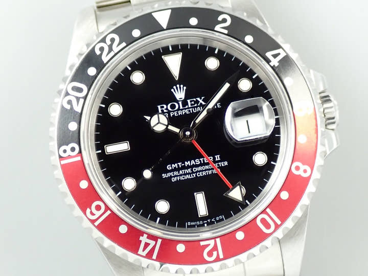 Rolex GMT-Master II Ref. 16710 Stainless Steel Black Dial Oyster Bracelet