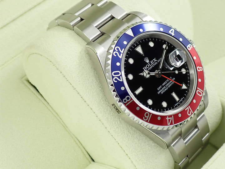 ロレックス GMTマスターII Ref.16710 ステンレススチール ブラック文字盤 オイスターブレスレット