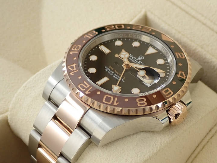 ロレックス GMTマスターII Ref.126711CHNR ステンレススチール/エバーローズゴールド ブラック文字盤 オイスターブレスレット オイスターブレスレット