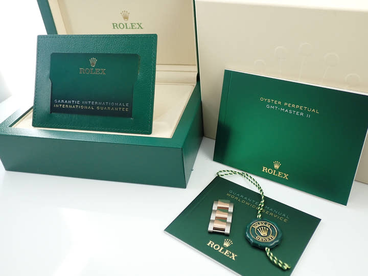 ロレックス GMTマスターII Ref.126711CHNR ステンレススチール/エバーローズゴールド ブラック文字盤 オイスターブレスレット オイスターブレスレット
