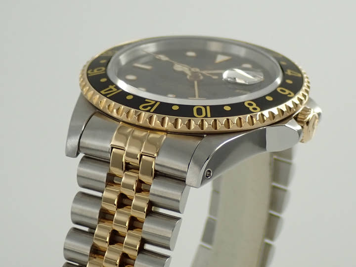 Rolex GMT-Master II Ref. 16713 Stainless Steel/Yellow Gold Black Dial