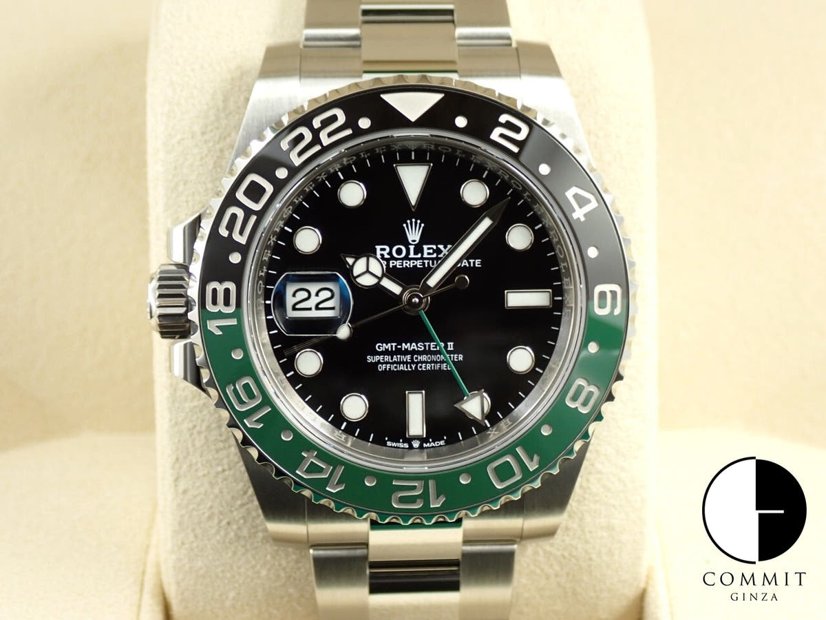 ロレックス GMTマスターII Ref.126720VTNR ステンレススチール ブラック文字盤 オイスターブレスレット