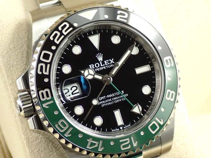 ロレックス GMTマスターII Ref.126720VTNR ステンレススチール ブラック文字盤 オイスターブレスレット