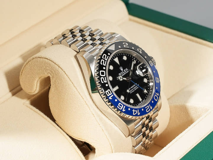 ロレックス GMTマスターII Ref.126710BLNR ステンレススチール ブラック文字盤 ジュビリーブレスレット 美品 3261S725