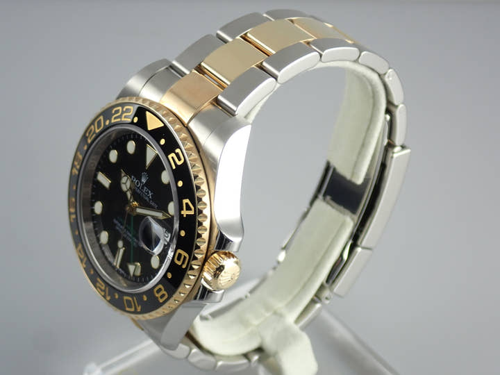 ロレックス GMTマスターII Ref.116713LN ブラック文字盤 中古 gmt-master2-82 オイスターブレスレット