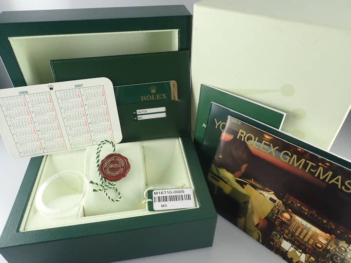 ロレックス GMTマスターII Ref.16710 ブラック文字盤 未使用 gmt-master2-95 オイスターブレスレット