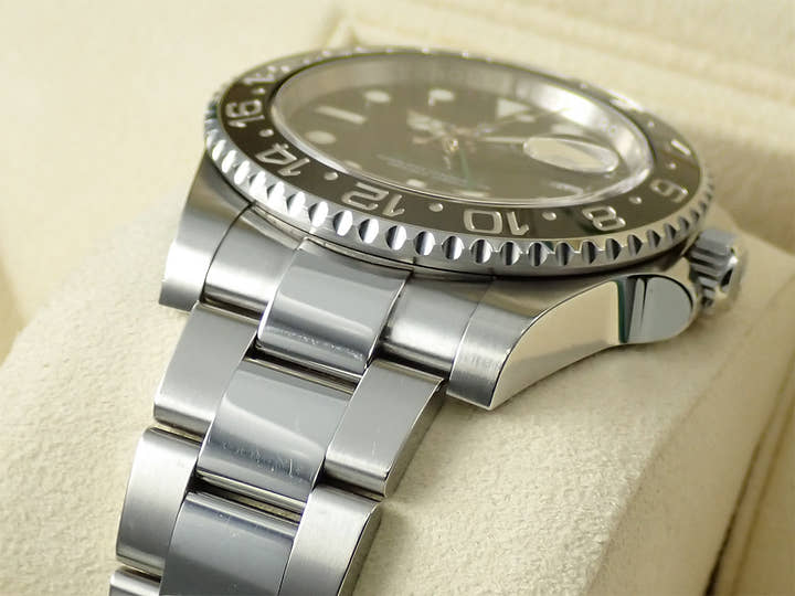 ロレックス GMTマスターII Ref.116710LN ステンレススチール ブラック文字盤 オイスターブレスレット