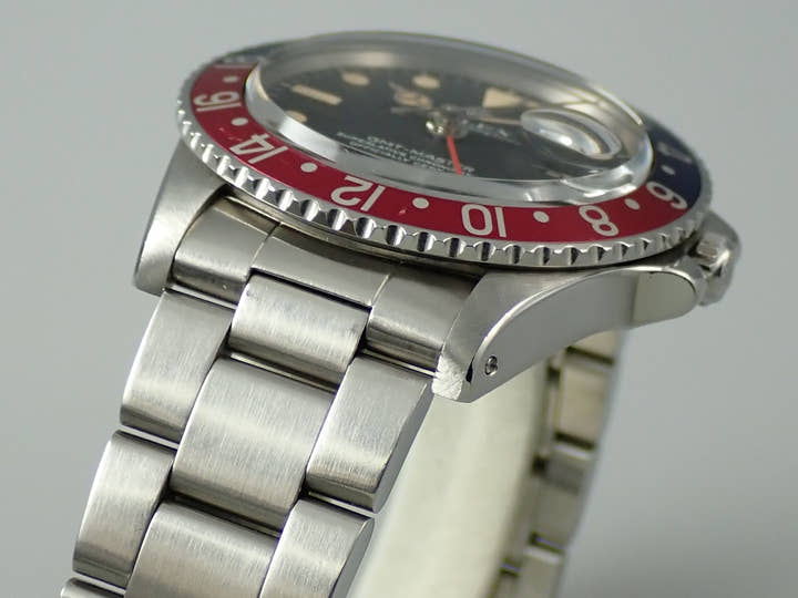 ロレックス GMTマスター Ref.1675 ステンレススチール ブラック文字盤 オイスターブレスレット
