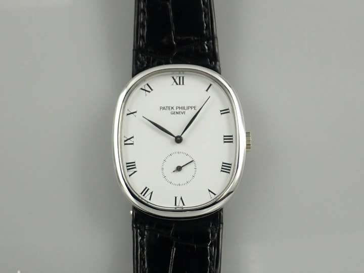 パテックフィリップ ゴールデンエリプス Ref.3948 ホワイトゴールド ポーセリン文字盤