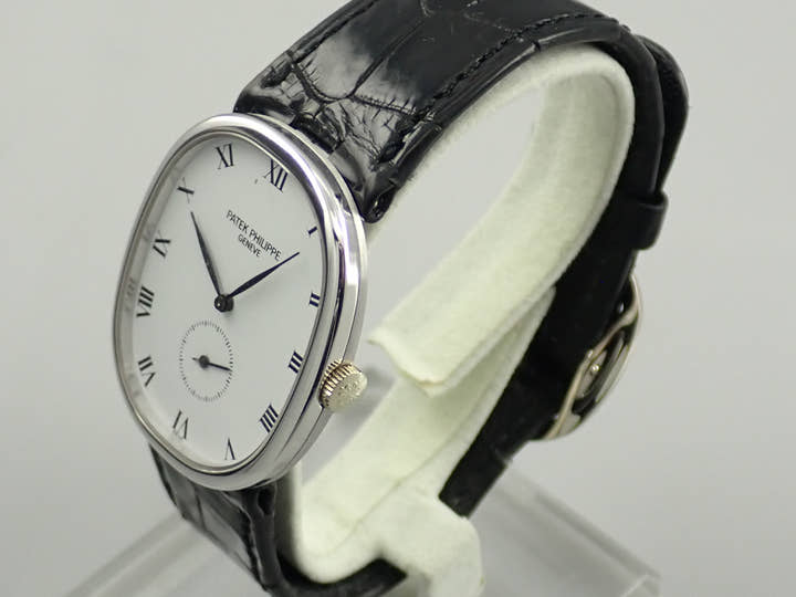 パテックフィリップ ゴールデンエリプス Ref.3948 ホワイトゴールド ポーセリン文字盤