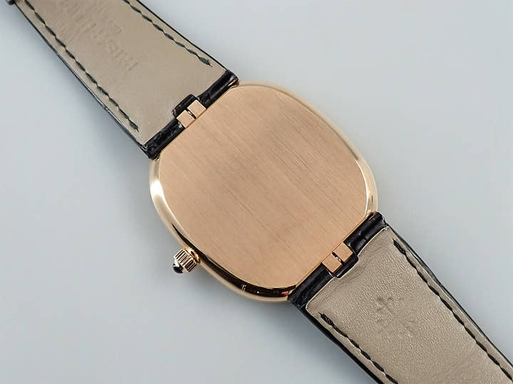 パテックフィリップ ゴールデンエリプス Ref.5738R-001 ローズゴールド ブラック文字盤