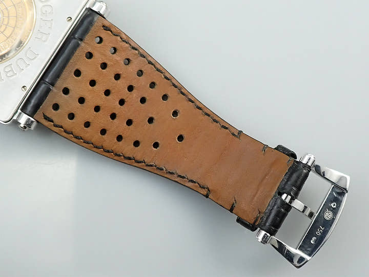 ロジェデュブイ ゴールデンスクエア Ref.G40 14 0-SDC DN1G.7A ホワイトシェル文字盤 中古 9U088UUP