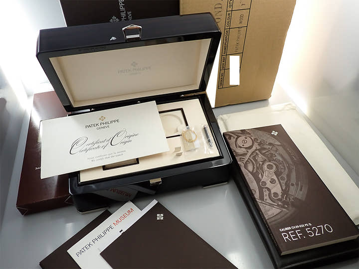 パテックフィリップ グランドコンプリケーション Ref.5271P-001 プラチナ ブラック文字盤