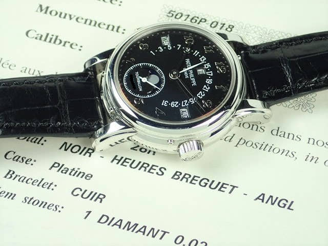 パテックフィリップ グランドコンプリケーション Ref.5016P-018 ブラック文字盤 中古 grandcomplications