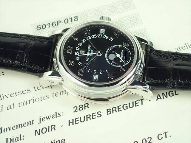 パテックフィリップ グランドコンプリケーション Ref.5016P-018 ブラック文字盤 中古 grandcomplications