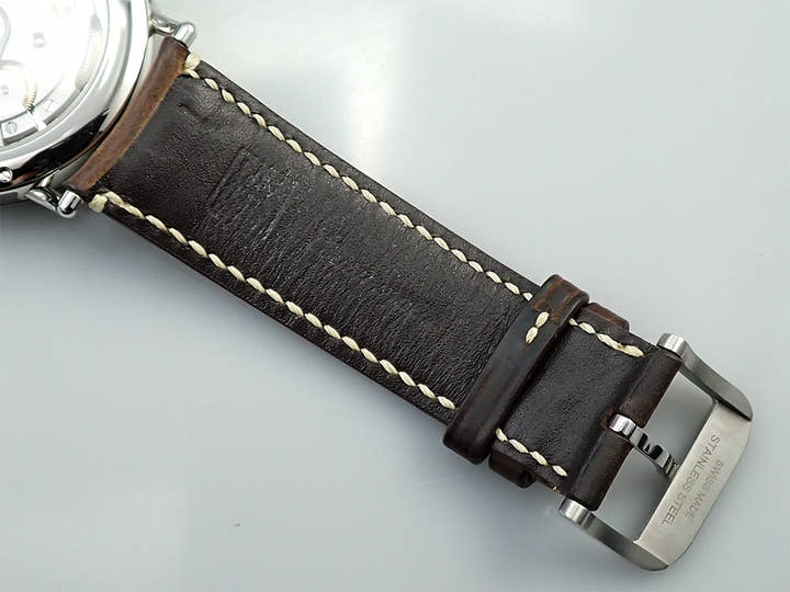 H.モーザー ヘリテージ センターセコンド Ref.8200-1201 ファンキーブルー フュメ文字盤 中古 89W84227