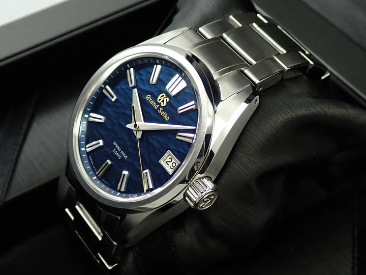 グランドセイコー エボリューション9 コレクション Ref.SLGA007 水面ブルー文字盤 美品 6108202F