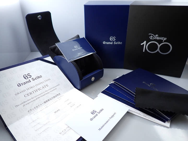 グランドセイコー ディズニー 100 リミテッドエディション SLGH023 Ref.SLGH023 シルバー文字盤 未使用 815VMZHF