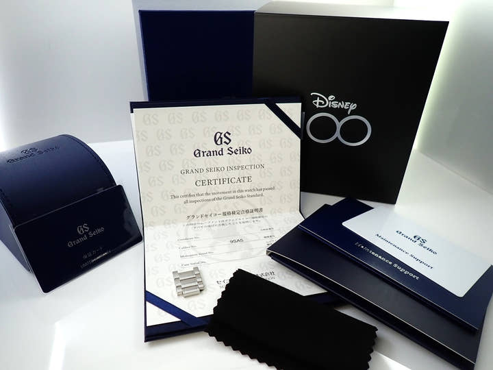 グランドセイコー ディズニー 100 リミテッドエディション Ref.SLGH023 シルバー文字盤 未使用 Z34V8519