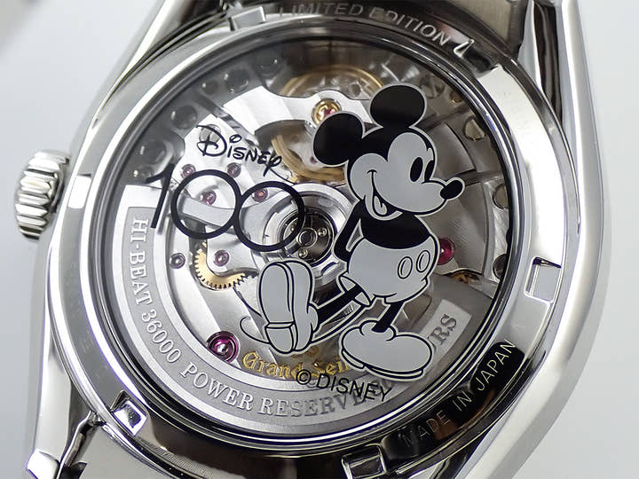 グランドセイコー ディズニー 100 リミテッドエディション Ref.SLGH023 シルバー文字盤 未使用 WCZL2803