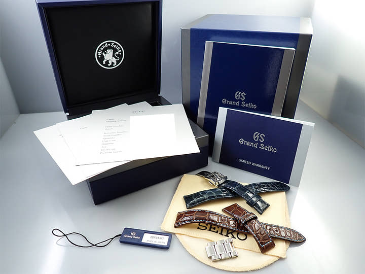 グランドセイコー ヘリテージ コレクション Ref.SBGA387 ブルー文字盤 中古 U37WT7ZM