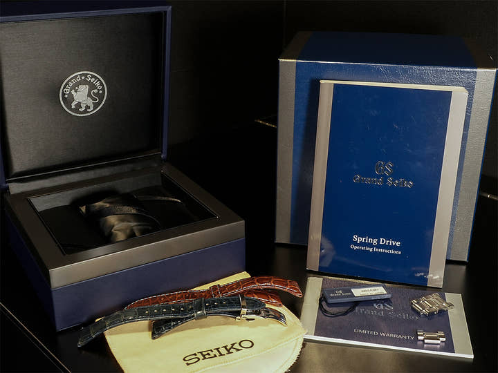 Grand Seiko Heritage Collection US Limited Edition Ref. SBGA387 Stainless Steel Blue Dial Pre-owned (Used) 43H17675