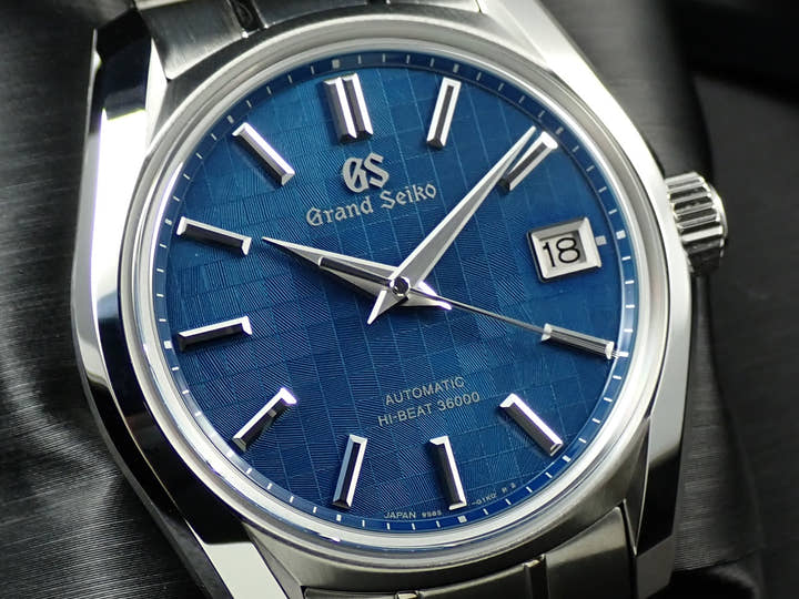 グランドセイコー ヘリテージコレクション メカニカルハイビート36000 銀座限定モデル 2023 Ref.SBGH315 ブルー文字盤 未使用 A85S42M7