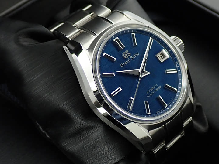 グランドセイコー ヘリテージコレクション メカニカルハイビート36000 銀座限定モデル 2023 Ref.SBGH315 ブルー文字盤 未使用 A85S42M7