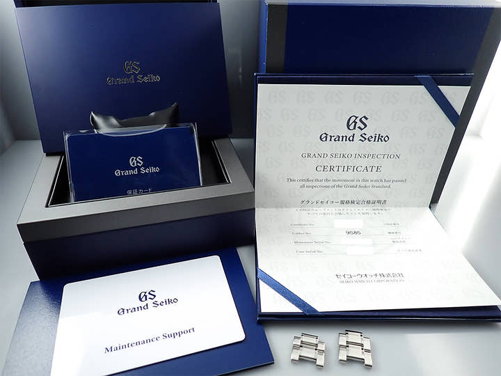 グランドセイコー ヘリテージコレクション メカニカルハイビート36000 銀座限定モデル 2023 Ref.SBGH315 ブルー文字盤 未使用 A85S42M7