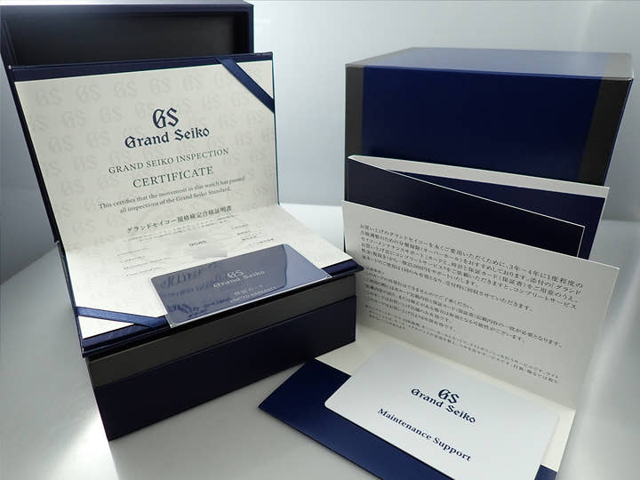 グランドセイコー ヘリテージコレクション メカニカルハイビート36000 銀座限定モデル 2023 Ref.SBGH315 ブルー文字盤 未使用 29L9702M