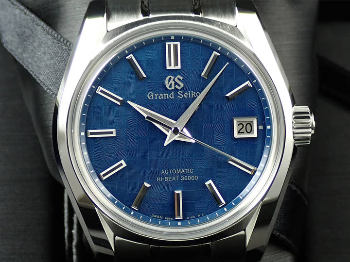 グランドセイコー ヘリテージコレクション メカニカルハイビート36000 銀座限定モデル 2023 Ref.SBGH315 ブルー文字盤 未使用 29L9702M