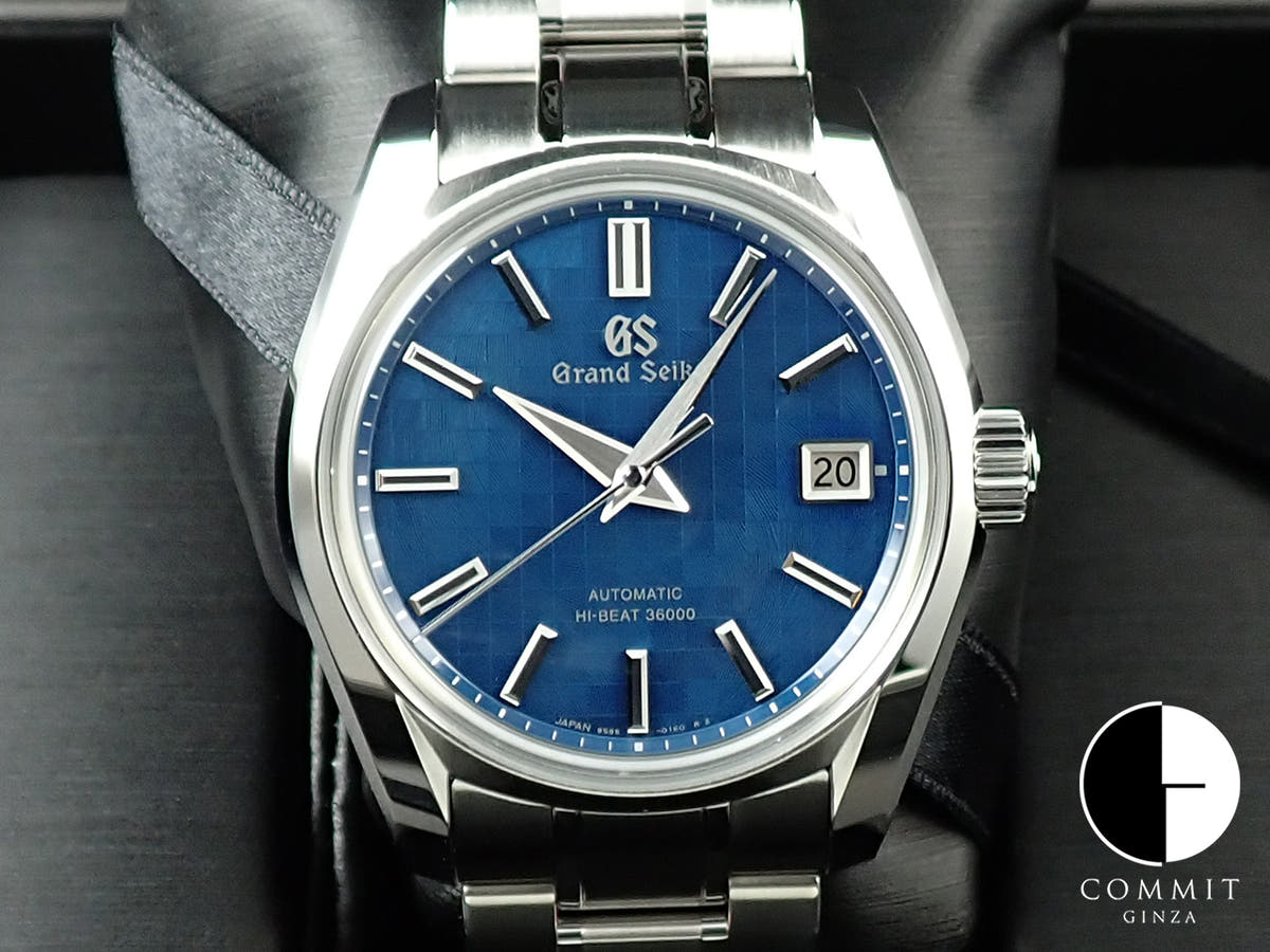 グランドセイコー ヘリテージコレクション メカニカルハイビート36000 銀座限定モデル 2023 Ref.SBGH315 ブルー文字盤 未使用 29L9702M