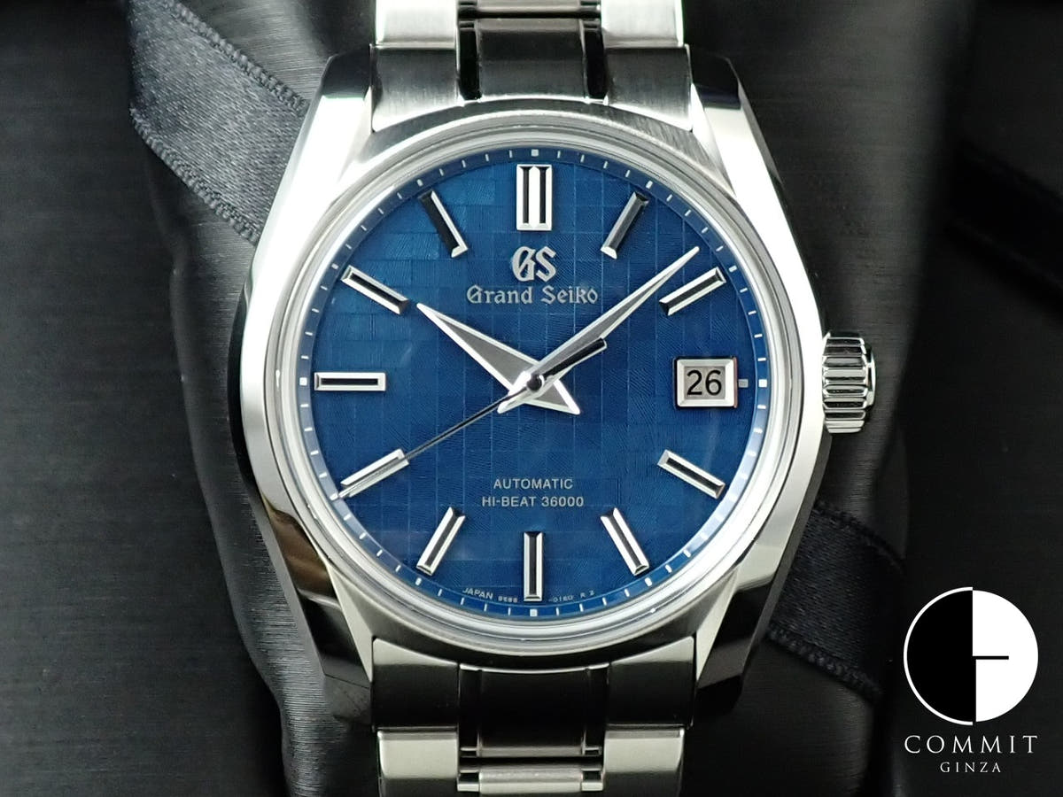 グランドセイコー ヘリテージコレクション メカニカルハイビート36000 銀座限定モデル 2023 Ref.SBGH315 ブルー文字盤 未使用 FA000277