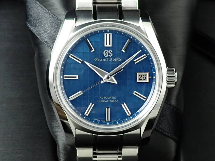 グランドセイコー ヘリテージコレクション メカニカルハイビート36000 銀座限定モデル 2023 Ref.SBGH315 ブルー文字盤 未使用 FA000277