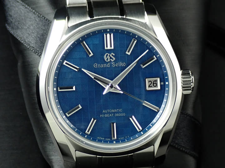 グランドセイコー ヘリテージコレクション メカニカルハイビート36000 銀座限定モデル 2023 Ref.SBGH315 ブルー文字盤 未使用 FA000277