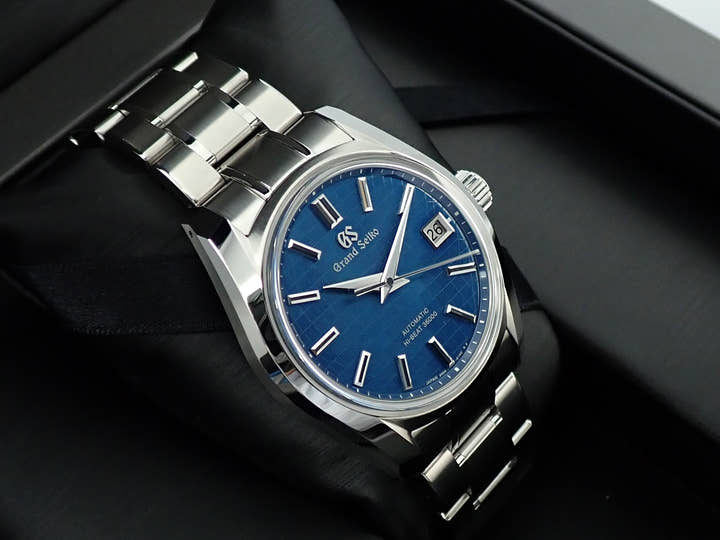 グランドセイコー ヘリテージコレクション メカニカルハイビート36000 銀座限定モデル 2023 Ref.SBGH315 ブルー文字盤 未使用 FA000277