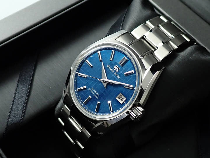 グランドセイコー ヘリテージコレクション メカニカルハイビート36000 銀座限定モデル 2023 Ref.SBGH315 ブルー文字盤 未使用 FA000277