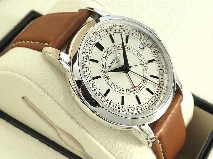 パテックフィリップ カラトラバ ウィークリーカレンダー Ref.5212A-001 ステンレススチール シルバー文字盤