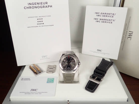 IWC インヂュニア Ref.IW378508 スレートグレー文字盤 中古 indunia