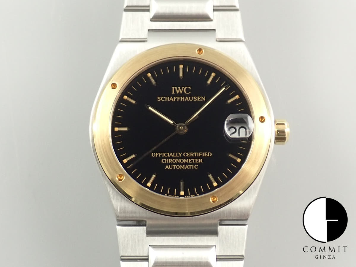 IWC インヂュニア Ref.3521 ブラック文字盤 極美品 T41YA6F8