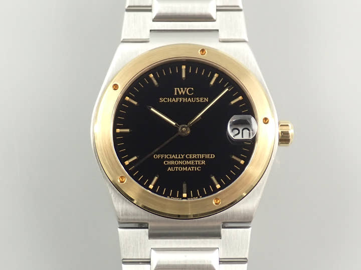 IWC インヂュニア Ref.3521 ブラック文字盤 極美品 T41YA6F8