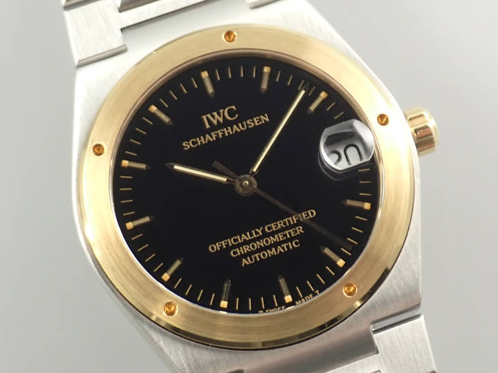 IWC インヂュニア Ref.3521 ブラック文字盤 極美品 T41YA6F8