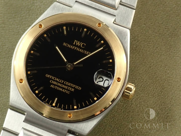 IWC インヂュニア Ref.3521 ブラック文字盤 極美品 T41YA6F8